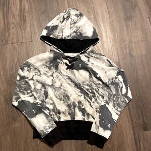 Justice marble pattern hoodie